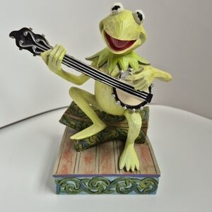 Jim Shore Disney Traditions Muppets "Find Your Rainbow Connection" Kermit Frog